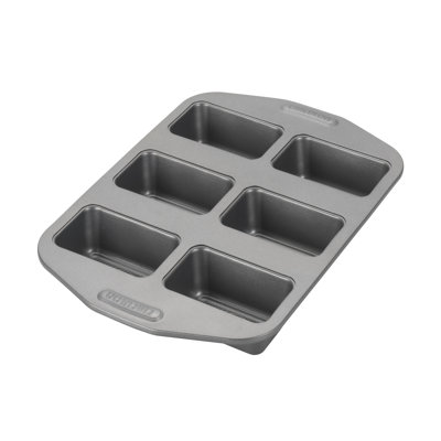 Circulon Nonstick Bakeware Mini Loaf Pan, 6-Cup, Gray