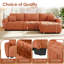Upholstered L-Shaped Sectional-2075899981