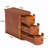 Hesketh 3 - Drawer Solid End Table, No Assembly Required, Finished Back-110061191