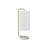Elegant Marble Table Lamp With Gold Arm And Soft Ivory Shade