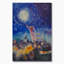 «Sleepwalker Flying a Moon Balloon», reproduction d'art sur toile-1346466630-1346466635
