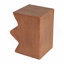 Table d'appoint, ensemble de 2 tables d'appoint rectangulaires d'extérieur, tabourets de jardin décoratifs pour l'intérieur et l'extérieur, table d'appoint, table d'appoint de patio, table d'appoint gigogne, aspect bois naturel