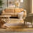 Carlisle Modern Distressed Solid Gold Green Gray Machine Washable Non-Slip Low Pile Indoor Outdoor Pet Friendly Living Room Bedroom Dining Room Entryway Hallway Office Area Rug-1672495402