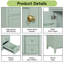 Meuble-lavabo simple autoportant vert 30 po avec lavabo et rangement en céramique-71201392