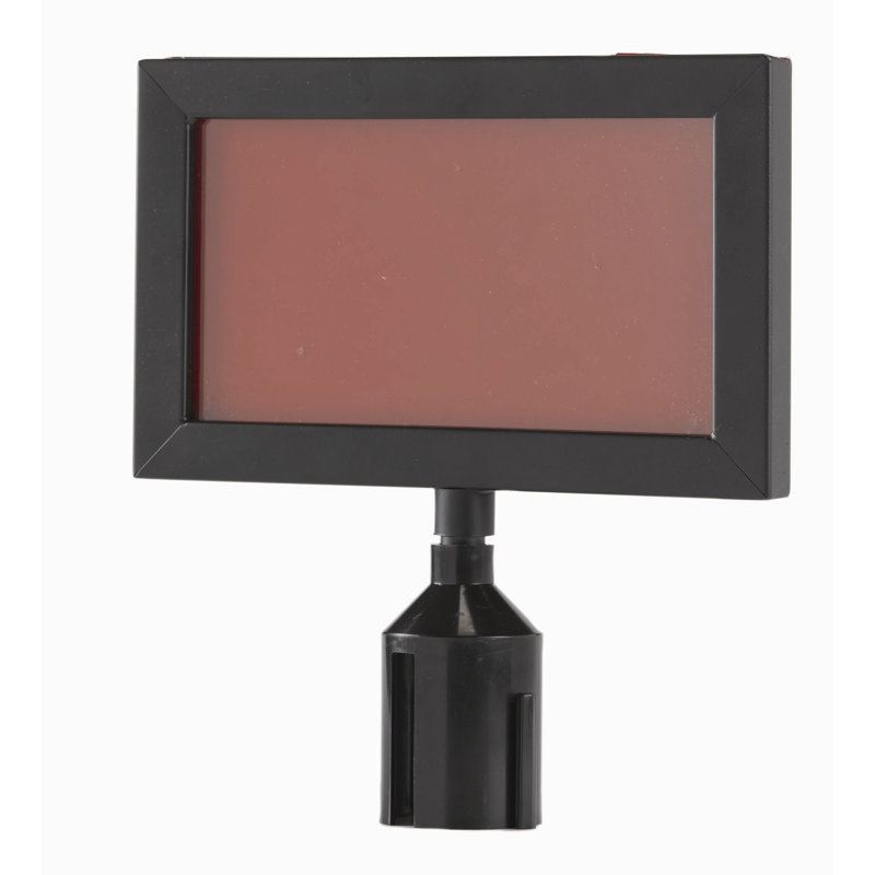 Cadre de signature à forme de ligne, H 11,125 po x l 8,625 po, Noir