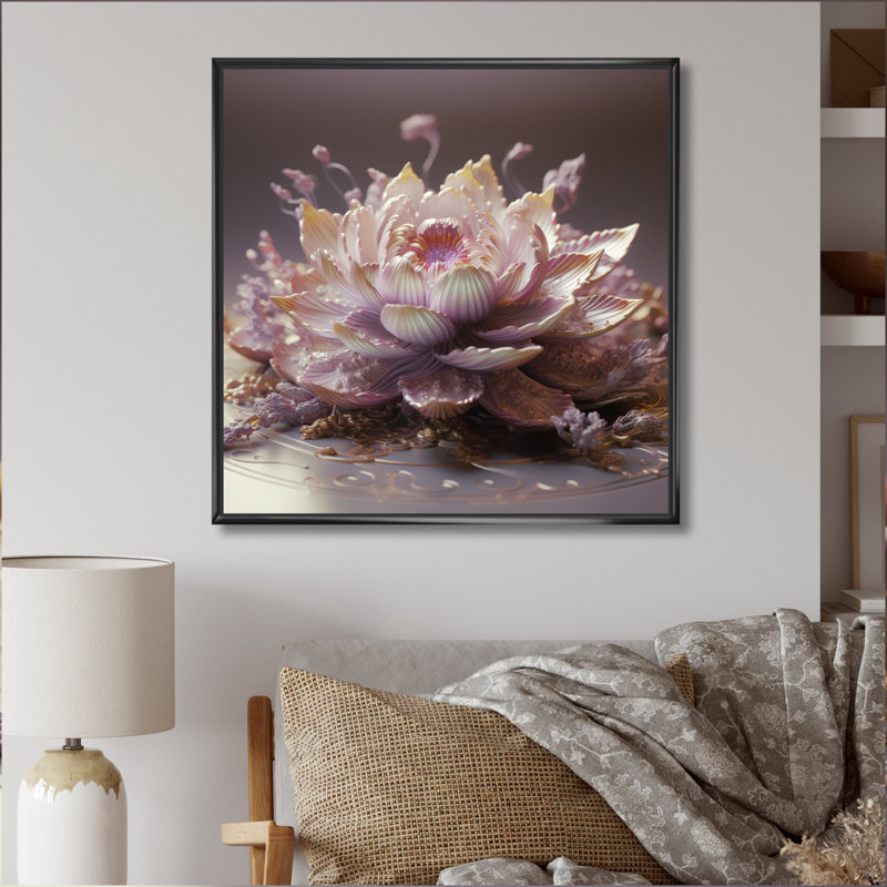 Lochlan sur toile, H 16 po x l 16 po x P 1 po, Cadre flottant noir