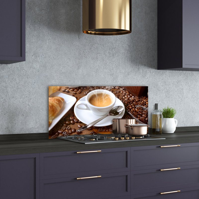 50cm W x 100cm L Glass Peel and Stick Panel
