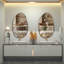 Dencho Metal Irregular Mirror