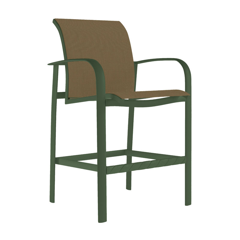 Laguna Beach Outdoor Bar Stool, Mocha, Breezeway