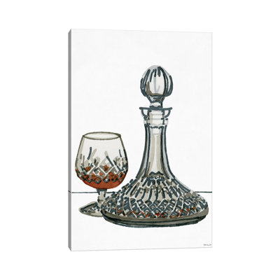 Vintage Decanter I 1 Piece Wall Art on Canvas
