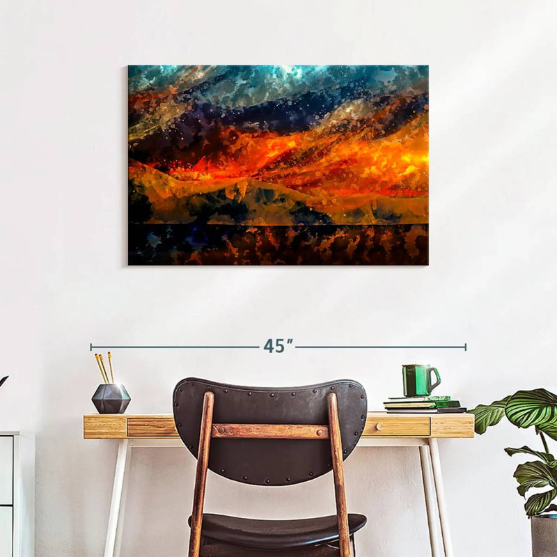 Avery Fiery Volcano, 24" H x 36" W