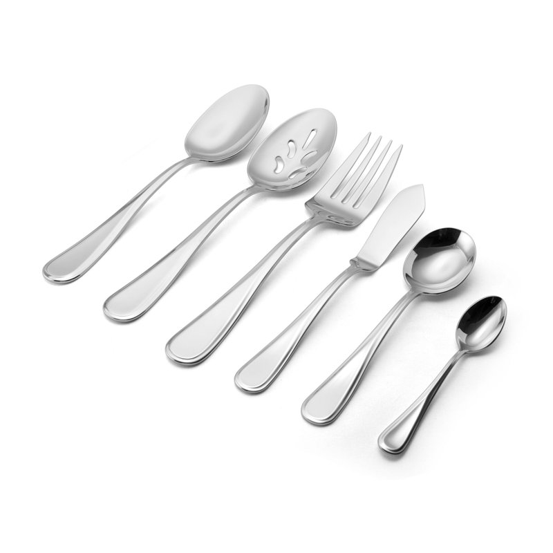 Bravo 101-Piece 18/10 Stainless Steel Flatware Set, Service For 12