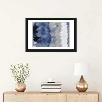 « résonateur-indigo », reproduction d’art sur toile tendue