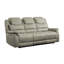 Canapé inclinable moderne et contemporain en microfibre 83,5 po Kadance