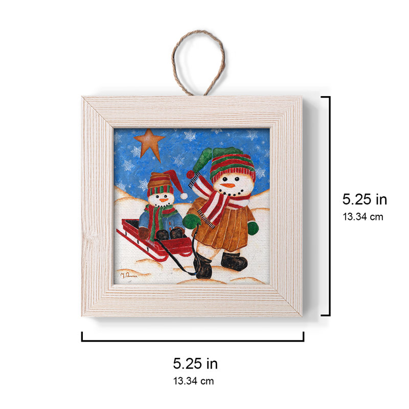 5.25'' Wood Photo Ornament