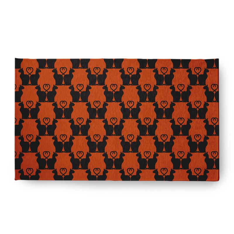 Tapis rectangulaire en chenille tissé à la machine Denetia, Rectangle 1 pi 6 po x 2 pi 6 po