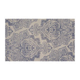 Maison 55 Jute / Sisal Ikat Area Rug in Blue/Beige