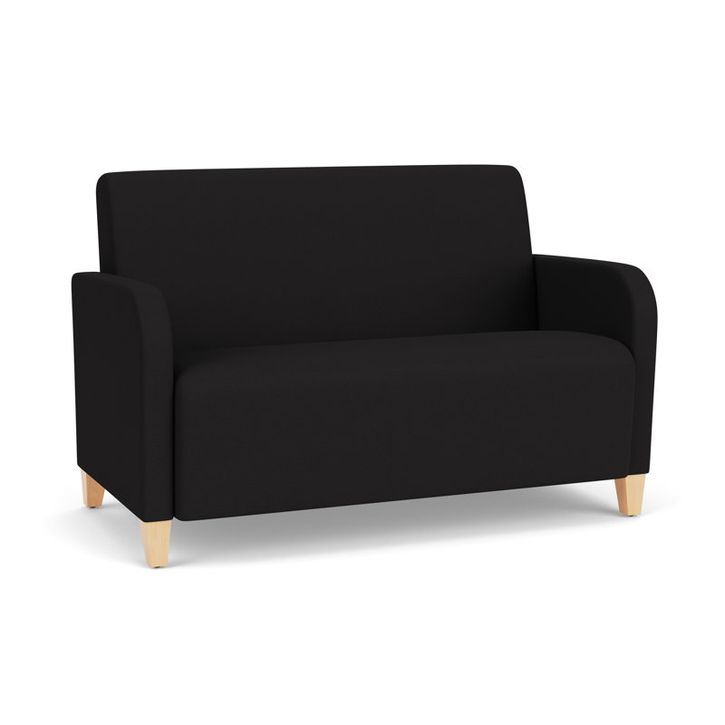 Causeuse de réception Siena, Naturel, Bordeaux Patriot Plus - nettoyez le vinyle avec un