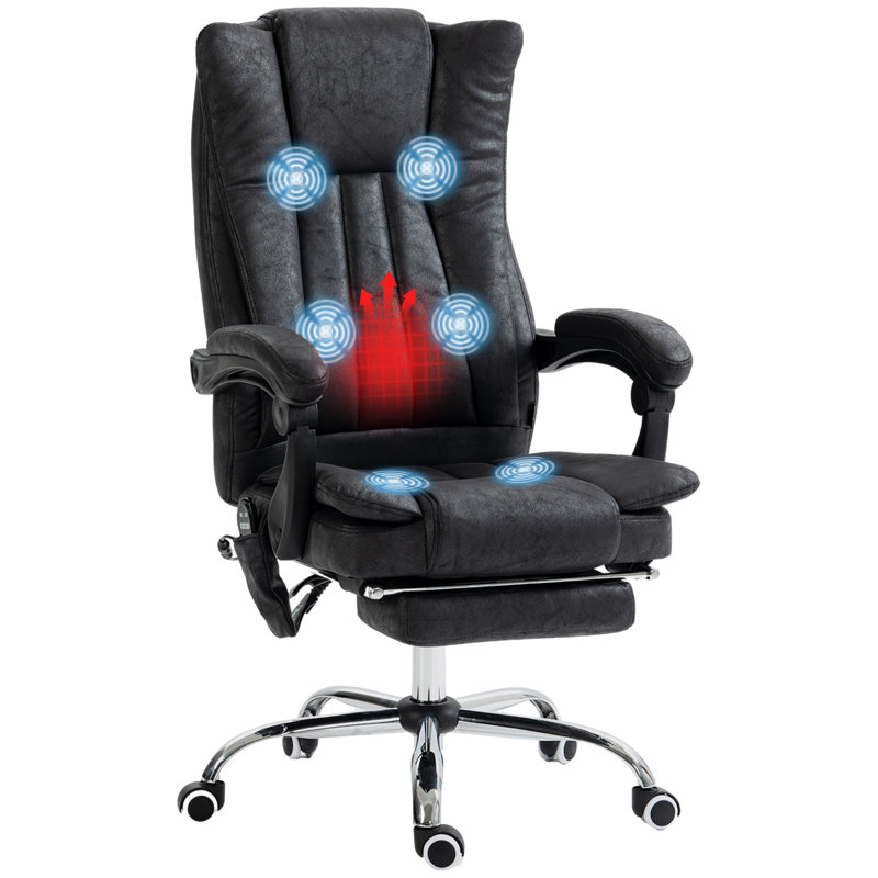 Vinsetto Microfiber Office Chair, Black