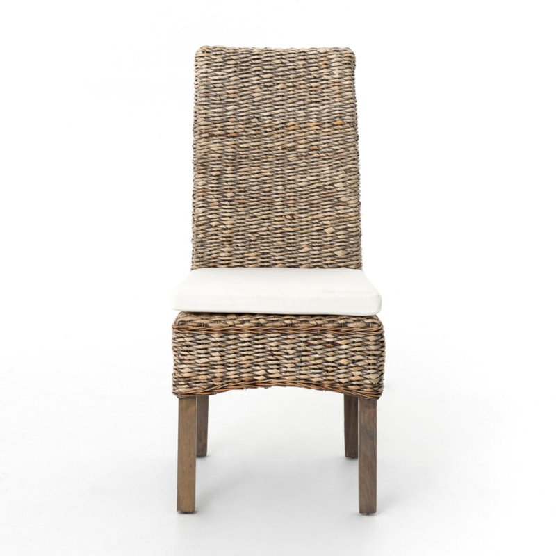 Banana Leaf Side Chair, Gray Wash