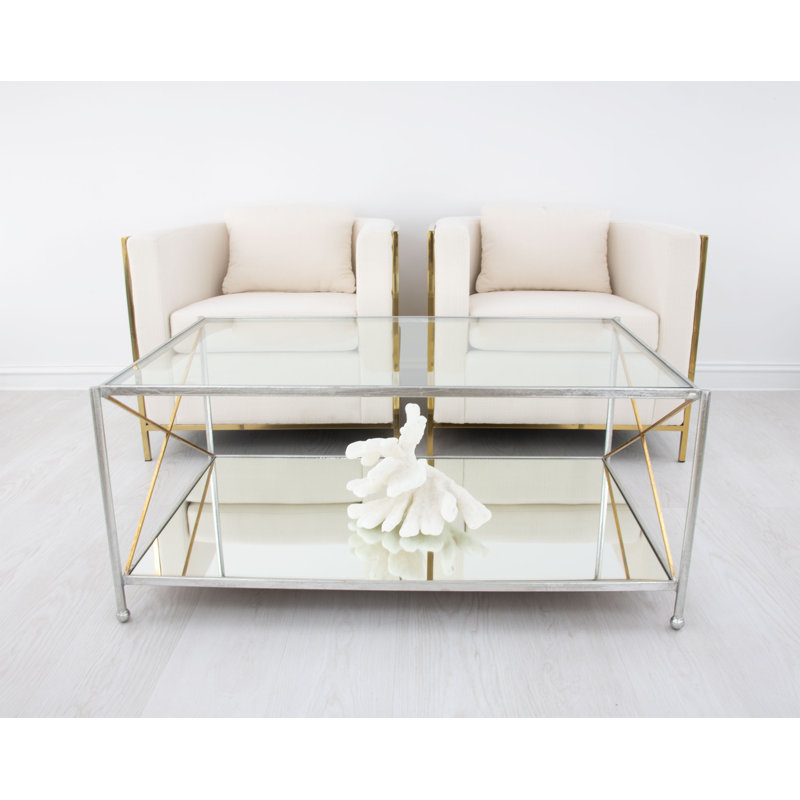 Iris Coffee Table, Silver