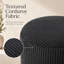 Pouf rond moderne en velours côtelé de 22,8 pouces pour salon-407676960-407676965