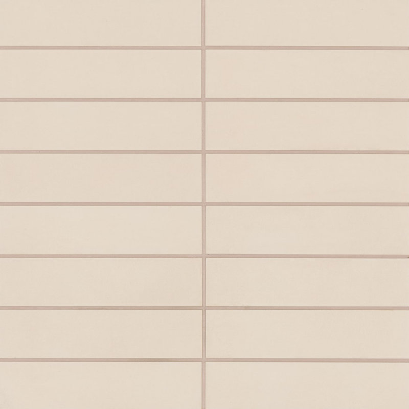 Carreau de porcelaine pour mur et plancher 3 po x 12 po Sahara, Blanc