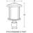 Solus Artisan Round Post Top Post Top Fixture with Frosted Acrylic Lens-88893340-68896433