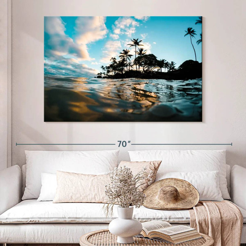 Gillard Maui, Hawaii, paysage marin, H 34 po x l 51 po