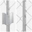 100cm H x 1000cm W Steel Border Fencing