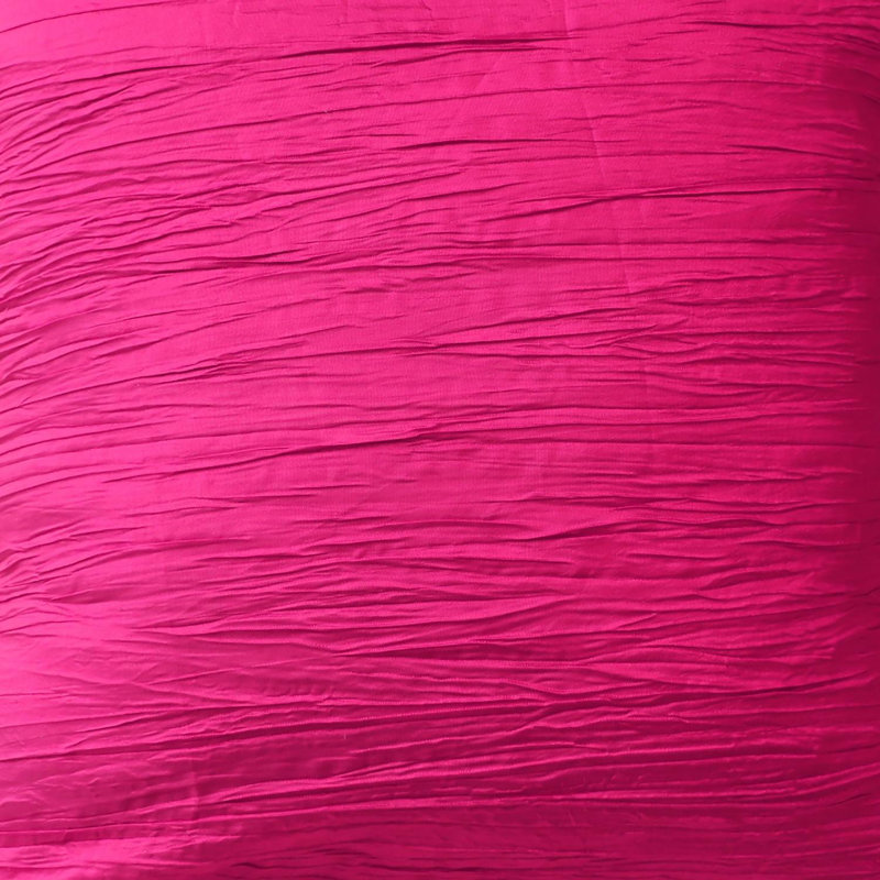 Cantonnière Crinkle, L 5 po x L 58 po, Fuchsia