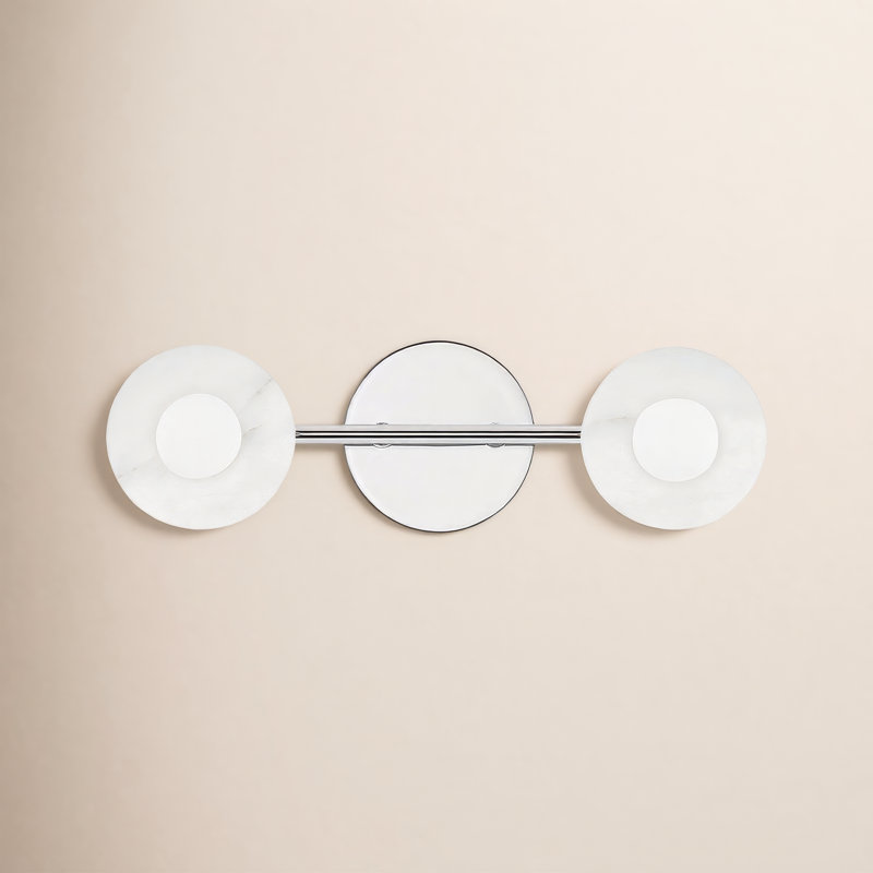 Erick 2 - Light Dimmable Vanity Light, Polished Nickel