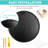 Bathroom Mirror Black Round 24" - Superior 4mm Hd Glass, Aluminum Alloy Frame, Shatterproof Feature 24 Inch High Rust Border, Film Added