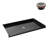 62 in. x 38 in. ADA Compliant Alcove Acrylic Shower Base in Glossy Black With Center Drain, Drain Included-114639253