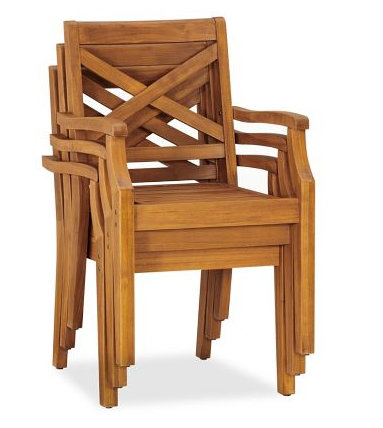 8 Seats 9 Pcs Grade-A Teak Wood Dining Set: 118" Double Extension Mas Oval Trestle Leg Table And 8 Granada Stacking Arm Chairs #11GR2708