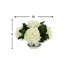 Hydrangea And Magnolia Leaves In Ceramic Vase
