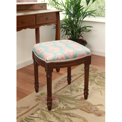 Camika Solid Wood Accent Stool