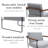 Khelani Upholstered Armchair with Metal Base-680318616