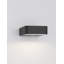 Black Integrated LED Outdoor Flush Mount