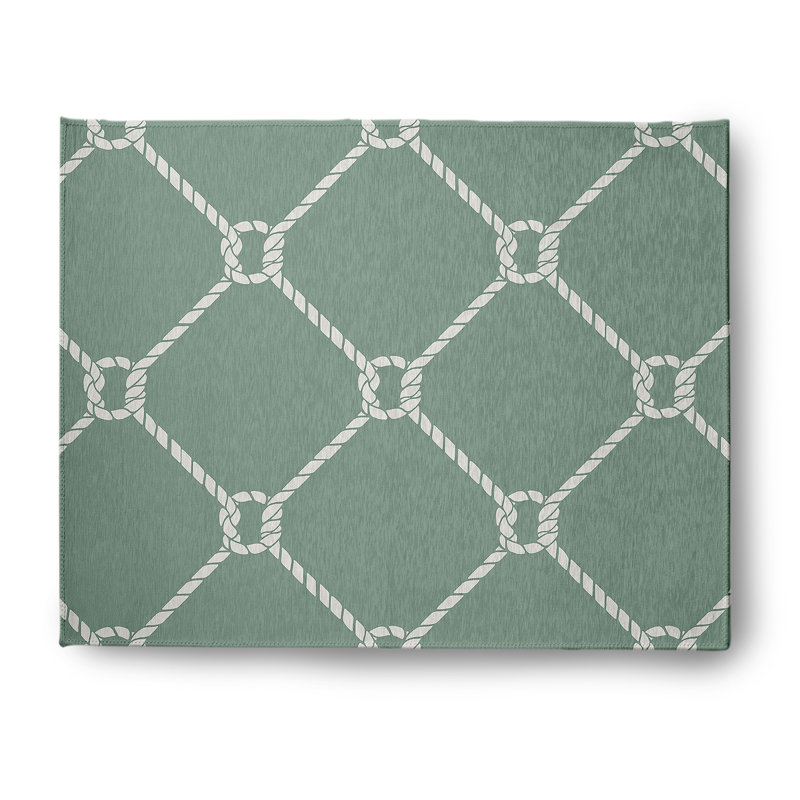 Nordland Chenille Geometric Indoor / Outdoor Rug, Rectangle 8' x 10'