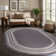 Quinter Gray Non-Slip Area Rug