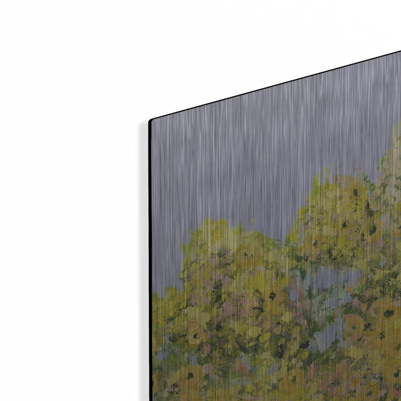 «Clinging Vines» par Allan Friedlander, art mural en métal, H 12 po x l 16 po