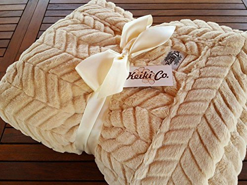 Bon Iver Throw Blanket, Camel