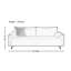Corduroy Straight - layout Living Room Sofa