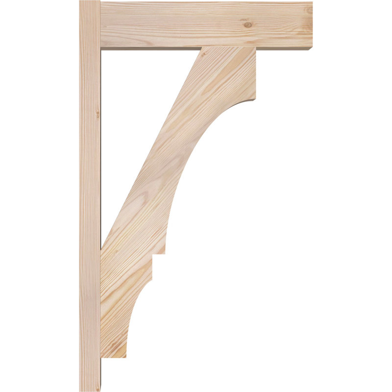 Bloc balboa rustique en bois rustique, P 18 po x H 30 po, Sapin Douglas de 7 1/2 po (lisse)