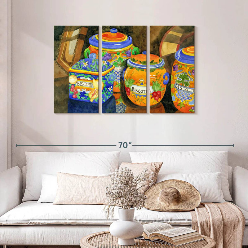 Yarlin Biscotti, 28" H x 45" W