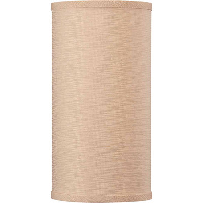 12"H x 6"SW Handcrafted Linen Paper Drum Pendant Shade