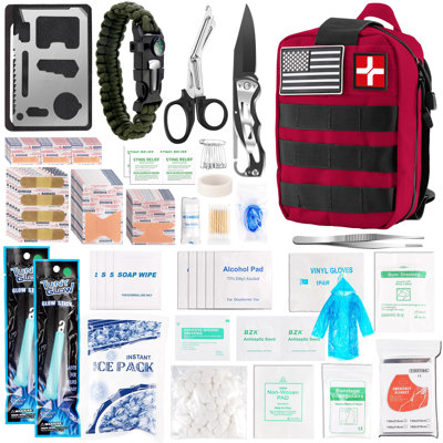 Survival First Aid Kit For Men, Dads And Husbands Who Love Camping And Outdoor Adventures(278 Items)