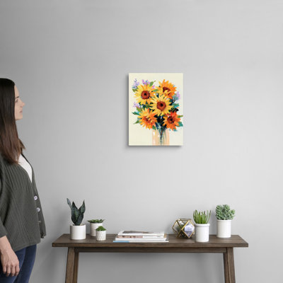 Fresh Cut Flowers II Canvas Wall Art