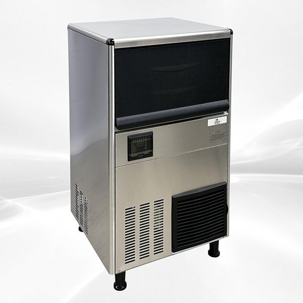 Snooker 160 lbs. Freestanding Under Counter Ice Maker in Stainless Steel